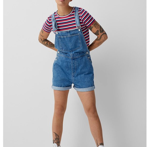 Denim Overalls Jumpsuit Shorts from Simons Twik - Picture 13 of 14